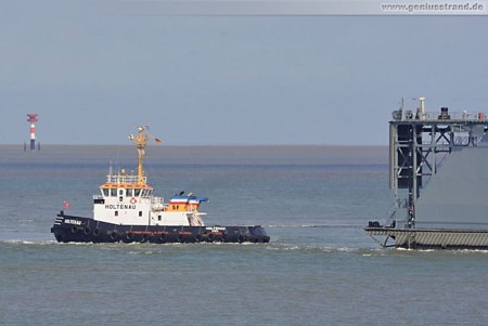 Schwimmdock Neubau Dock Bravo erreicht Wilhelmshaven