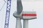 Hooksiel: Rotornabe an neuer Bard 5.0 Gondel montiert