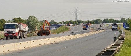 JadeWeserPort: Arbeiten an der Autobahnanbindung A 29