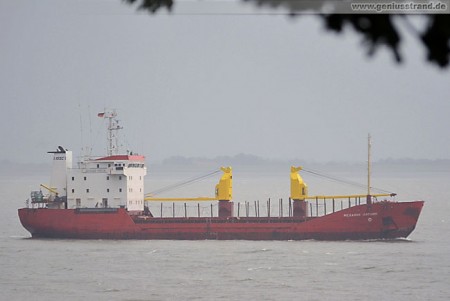 Frachtschiff Mekhanik Pyatlin in Wilhelmshaven