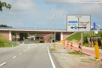 Autobahnverlängerung A 29: Autobahnbaustelle an der Flutstraße