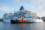 Das Luxus-Kreuzfahrtschiff MS Europa zu Gast in Wilhelmshaven