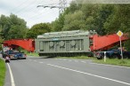 Schwertransport bringt Transformator zum Umspannwerk Maade