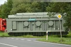 Schwertransport bringt Transformator zum Umspannwerk Maade