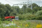 Schwertransport bringt Transformator zum Umspannwerk Maade