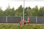 JadeWeserPort: Montage von Lampen & Signalen per Hubschrauber