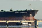 Supertanker Front Champion (Very Large Crude Carrier) in Wilhelmshaven