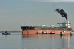 Supertanker Front Champion (Very Large Crude Carrier) in Wilhelmshaven