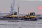 JadeWeserPort Wilhelmshaven: Die Aufspülarbeiten sind fast abgeschlossen