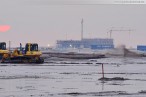 JadeWeserPort Wilhelmshaven: Die Aufspülarbeiten sind fast abgeschlossen
