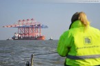 JadeWeserPort: Erste Containerbrücken für den Eurogate CT Wilhelmshaven