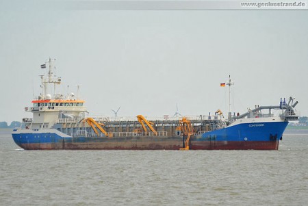 Wilhelmshaven: Saugbagger Contender (Suction Hopper Dredger)