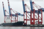 JadeWeserPort: Zweites Containerschiff liegt an der Kaje