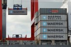Erstes Maersk Containerschiff am Container Terminal Wilhelmshaven (CTW)