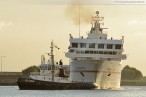 Wilhelmshaven: Luxus-Expeditionsschiff MS Hanseatic zu Besuch am Bontekai