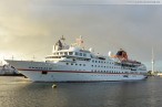 Wilhelmshaven: Luxus-Expeditionsschiff MS Hanseatic zu Besuch am Bontekai