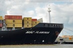 JadeWeserPort: Aktuelle Bilder des Containerschiffs MSC Flaminia