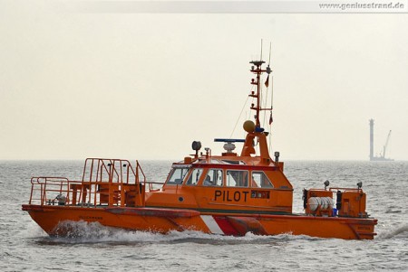 Wilhelmshaven: Lotsenboot Pilot Öllermann auf der Jade