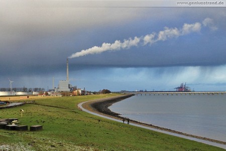 Wilhelmshaven: Nahender Wetterumschwung am JadeWeserPort