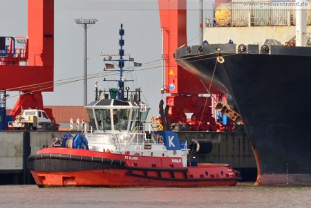 Container Terminal Wilhelmshaven/JadeWeserPort: Schlepper/Tug RT Claire