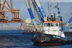 Wilhelmshaven: Nordhafen Hannoverkai Offshore Stahlfundament