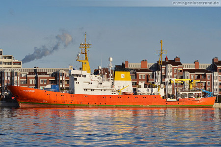 Forschungsschiff Aquarius (ex Meerkatze) Hempel Shipping GmbH am Bontekai