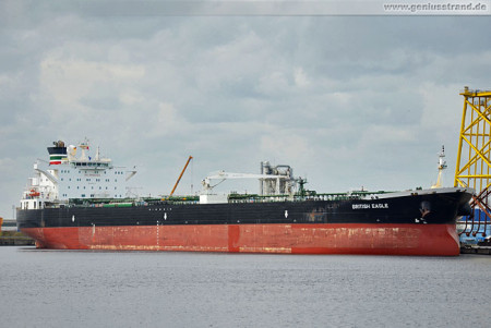 Schiffsbilder Wilhelmshaven: Tanker British Eagle am Hannoverkai