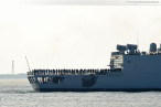 Die Fregatte Bremen (F 207) kehrt vom EAV 2013 zurück
