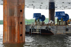 Wilhelmshaven: Die Jack-Up-Barge Thor bekommt zwei neue Pod-Antriebe