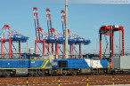 Container Terminal Wilhelmshaven: Erster Containerzug am JadeWeserPort