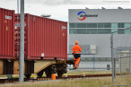 CT-Wilhelmshaven: Erster Enercon-Containerzug am JadeWeserPort