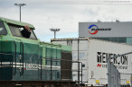 JadeWeserPort: Der erste Enercon Zug am Container Terminal Wilhelmshaven