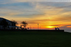 Wilhelmshaven: Herbstlicher Sonnenaufgang am Südstrand