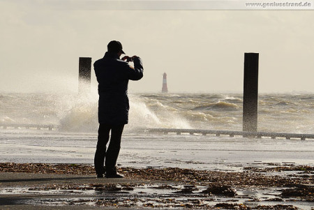 Wilhelmshaven Alter Vorhafen: Erster Herbststurm im Monat November 2013