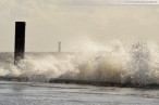 Wilhelmshaven Alter Vorhafen: Erster Herbststurm im Monat November 2013