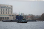 Wilhelmshaven: U-Boot-Neubau Tanin fährt Schleife im Großen Hafen