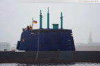 Wilhelmshaven: U-Boot-Neubau Tanin fährt Schleife im Großen Hafen
