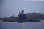 Wilhelmshaven: Israelisches U-Boot Tanin (Dolphin AIP-Klasse) im Nordhafen