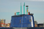 Wilhelmshaven: U-Boot-Neubau Tanin fährt im Großen Hafen Schleife