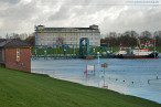Wilhelmshaven (Sturmflut Xaver): Nachmittagshochwasser im Nassauhafen