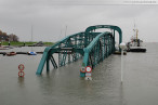 Sturmtief Tilo bringt Sturmflut nach Wilhelmshaven (Nassauhafen)