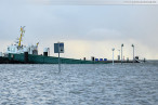 Wilhelmshaven (Sturmflut Xaver): Nachmittagshochwasser im Alten Vorhafen