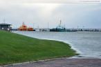 Wilhelmshaven (Sturmflut Xaver): Nachmittagshochwasser im Alten Vorhafen