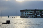 Wilhelmshaven (Sturmflut Xaver): Nachmittagshochwasser im Alten Vorhafen