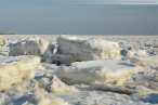 Wilhelmshaven: Winterbilder vom Südstrand mit Eisschollen