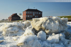 Wilhelmshaven: Winterbilder vom Südstrand mit Eisschollen