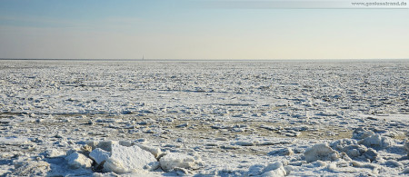 Wilhelmshaven: Winterbilder vom Südstrand mit Eisschollen