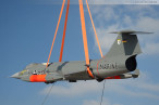 Deutsches Marinemuseum Wilhelmshaven: Starfighter auf Sockel gesetzt