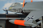 Deutsches Marinemuseum Wilhelmshaven: Starfighter auf Sockel gesetzt
