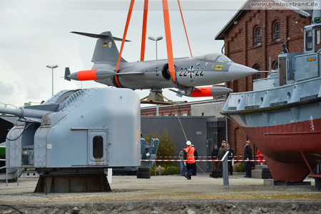 Deutsches Marinemuseum Wilhelmshaven: Ankunft des Starfighters